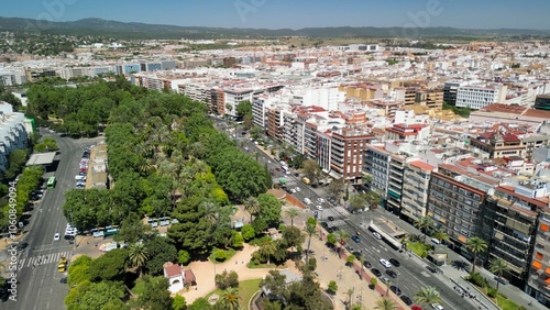 Aerial view of Cordoba, Andalusia. Southern Spain