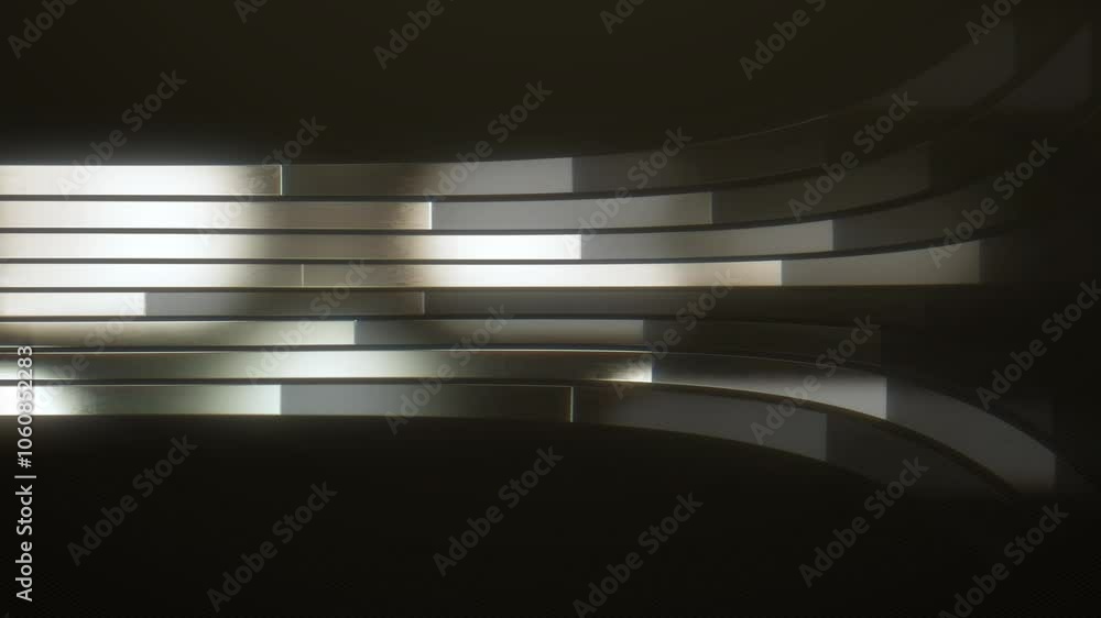Golden lines motion on a dark background video loops Golden lines motion on a dark background video loops