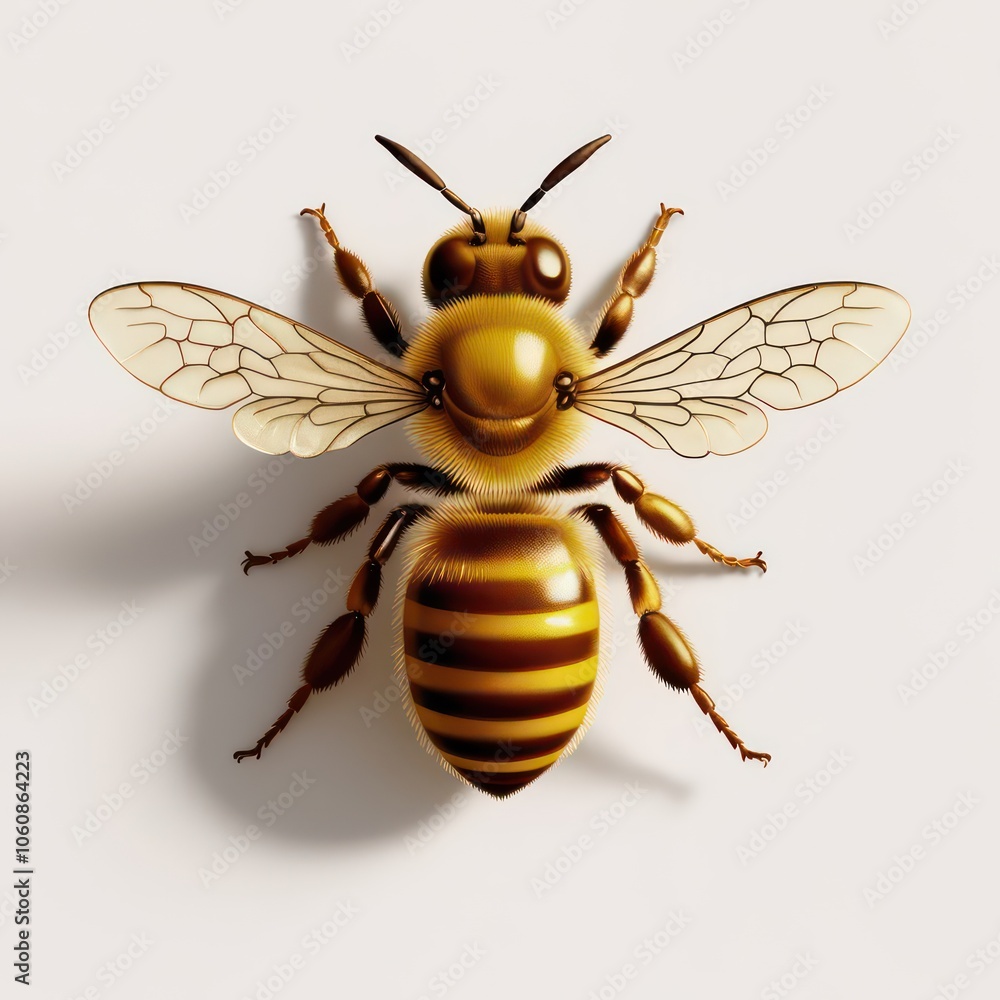 bee isolated on white background 1 bee isolated on white background 1