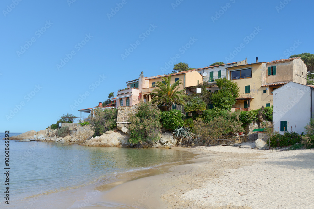 Village of Scaglieri on Island of Elba,Tuscany,mediterranean Sea,Italy Village of Scaglieri on Island of Elba,Tuscany,mediterranean Sea,Italy