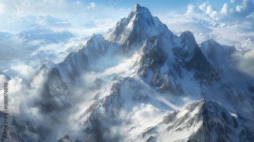 Wallpaper Mural Majestic Peaks of the Himalayan Mountains Torontodigital.ca
