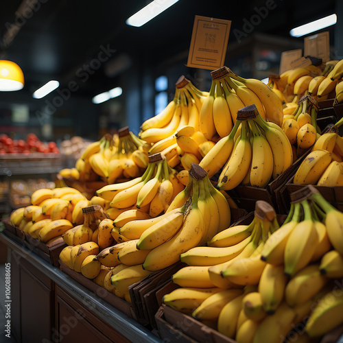 bananas at the market