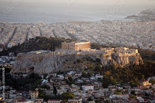 Vedute dalla Collina del Lycabetto, Atene