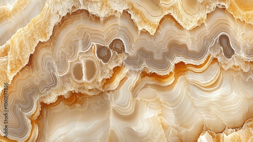 Seamless Agate Texture in Warm Earth Tones