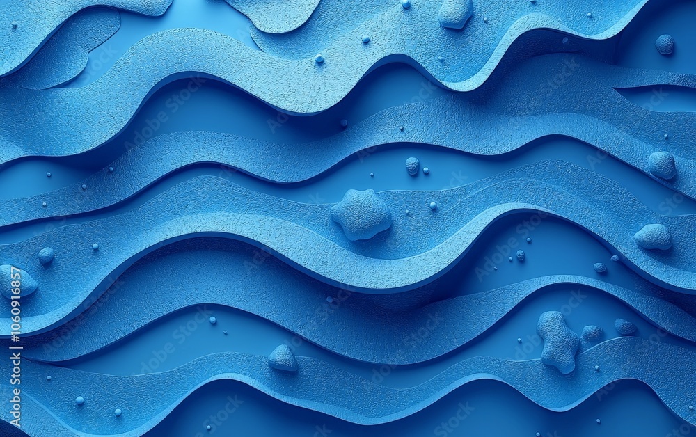 Abstract blue waves with textured layers and shapes, creating a dynamic visual effect. Abstract blue waves with textured layers and shapes, creating a dynamic visual effect.