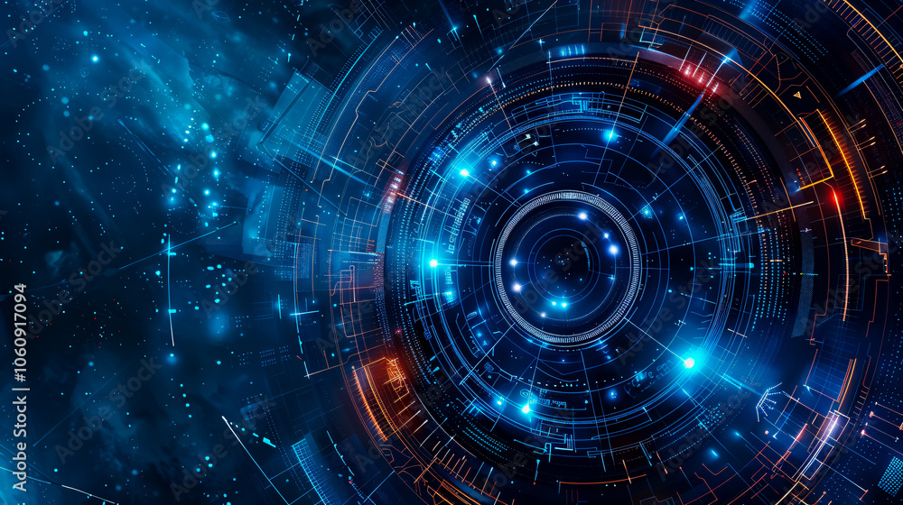 Digital Technology and Science Background: A background showcasing digital technology and scientific themes. Digital Technology and Science Background: A background showcasing digital technology and scientific themes.