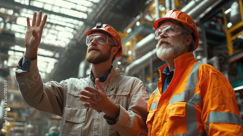 Bridging Generations: A Young Engineer Presenting to a Senior Engineer