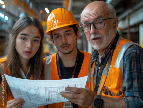 A Senior Engineer Teaching Young Team Members
