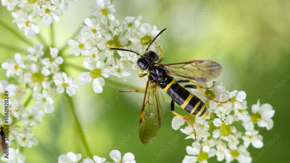 Shiny-headed sawfly - Tenthredo amoena Shiny-headed sawfly - Tenthredo amoena