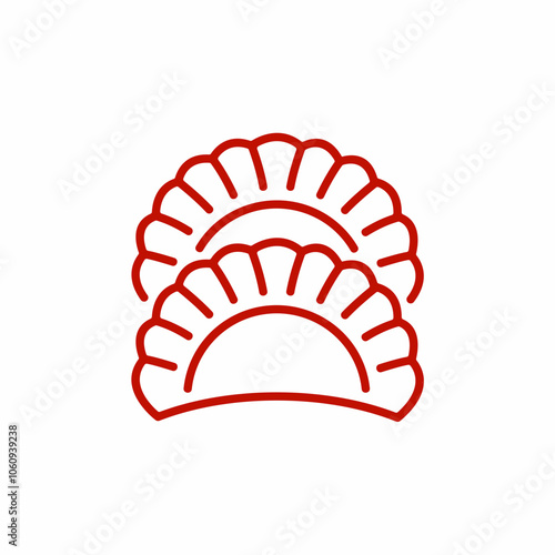 Gyoza Jiaozi Chinese Dumpling Food Logo