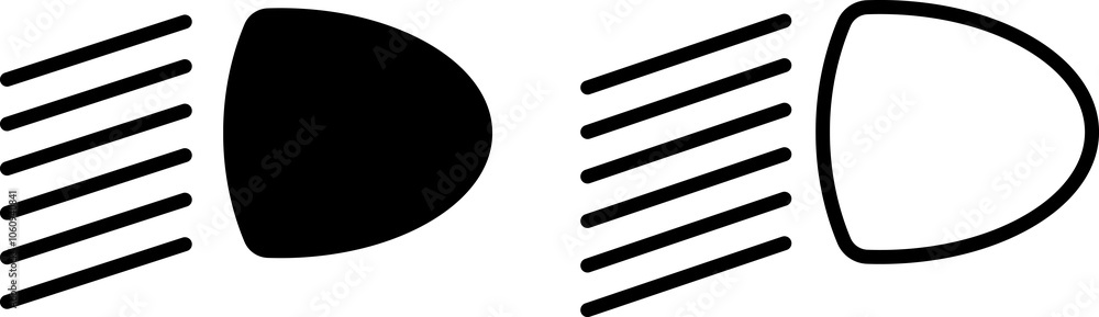 Headlight, light indicator dashboard icon. Vector high beam. Car light symbol. icons of vehicle dashboard indicators. Such symbols include high and low beam and adjustable headlight symbol. Headlight, light indicator dashboard icon. Vector high beam. Car light symbol. icons of vehicle dashboard indicators. Such symbols include high and low beam and adjustable headlight symbol.