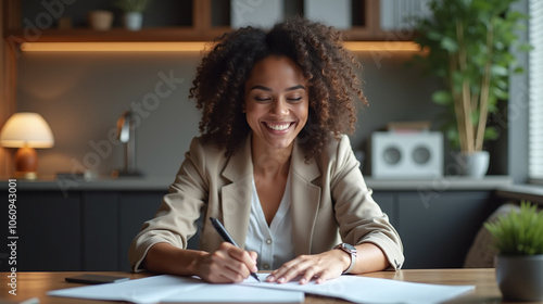 The Joy of Home: A Homebuyer's Excitement at the Final Signing