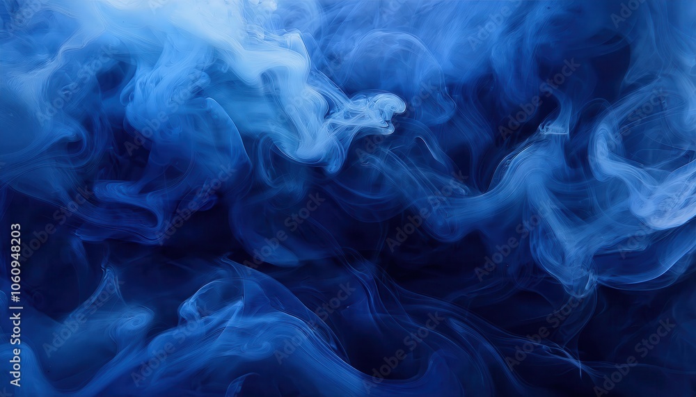 Abstract Ethereal Blue Smoke Swirls in Motion. Dreamy Atmospheric Background for Technology, Creativity, or Meditation Concepts in Modern Visual Art and Digital Design Abstract Ethereal Blue Smoke Swirls in Motion. Dreamy Atmospheric Background for Technology, Creativity, or Meditation Concepts in Modern Visual Art and Digital Design