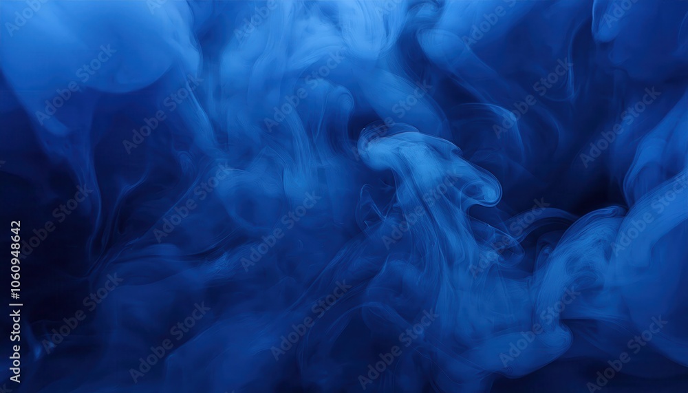 Abstract Ethereal Blue Smoke Swirls in Motion. Dreamy Atmospheric Background for Technology, Creativity, or Meditation Concepts in Modern Visual Art and Digital Design Abstract Ethereal Blue Smoke Swirls in Motion. Dreamy Atmospheric Background for Technology, Creativity, or Meditation Concepts in Modern Visual Art and Digital Design