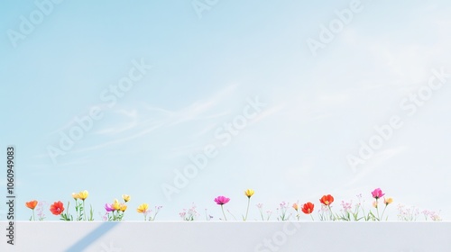 Flower background, spring nature and botanical beauty concept