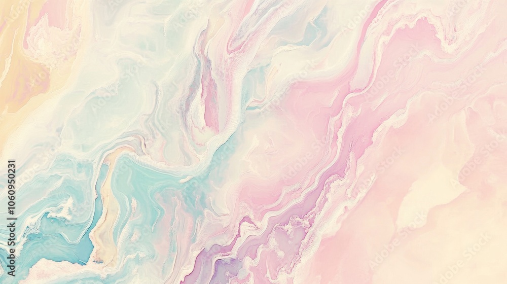 Pastel marble texture with soft tones of pink, blue, and beige Pastel marble texture with soft tones of pink, blue, and beige