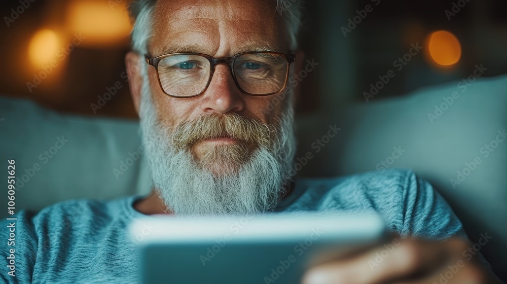 An elderly man deeply focused on reading a book indoors, illustrating wisdom, contemplation, and the joy of learning in a quiet, ambient setting. An elderly man deeply focused on reading a book indoors, illustrating wisdom, contemplation, and the joy of learning in a quiet, ambient setting.