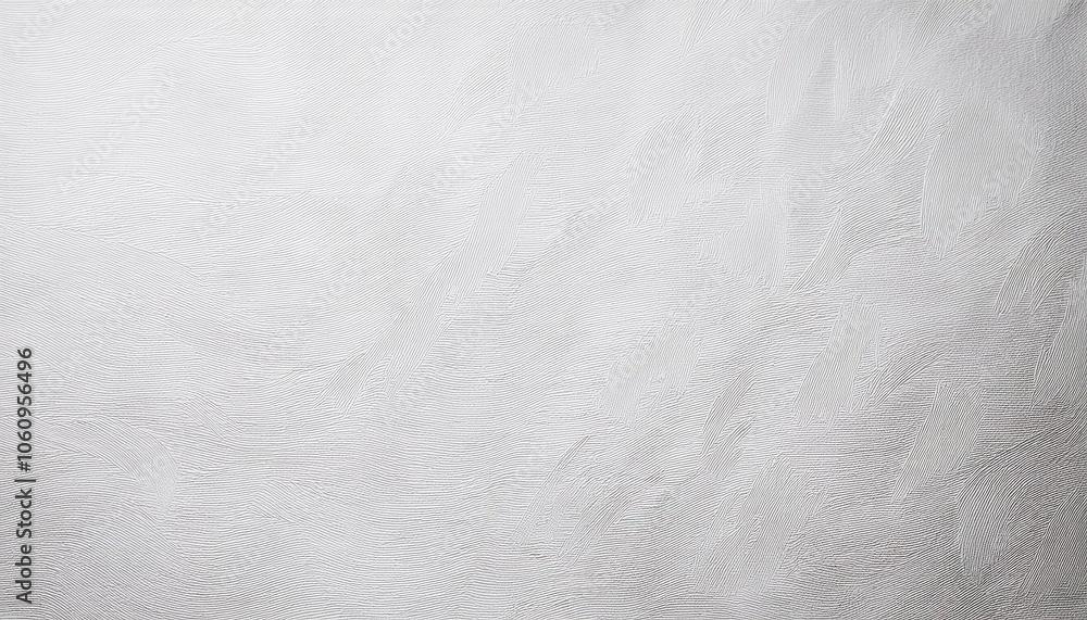 Obraz premium Subtle Abstract Textured White Surface with Organic Wave Like Linear Patterns. Ideal for Minimalist Backgrounds, Contemporary Interior Design, Tranquil Aesthetic Concepts, or Modern Art Projects