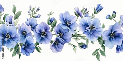 Flower isolated on white:  Beautiful purple flower on White Background, Blossom, Flower rose