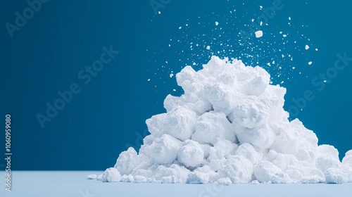A noiseless background of dust particles and dots on a futuristic digital background. 3D rendering. Dots background.