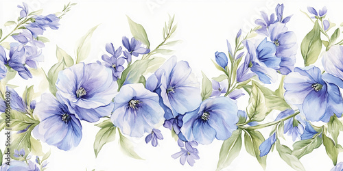 Flower isolated on white:  Beautiful purple flower on White Background, Blossom, Flower rose