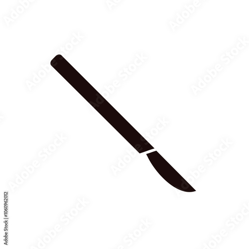 scalpel, surgery - vector icon