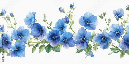 Flower isolated on white:  Beautiful purple flower on White Background, Blossom, Flower rose