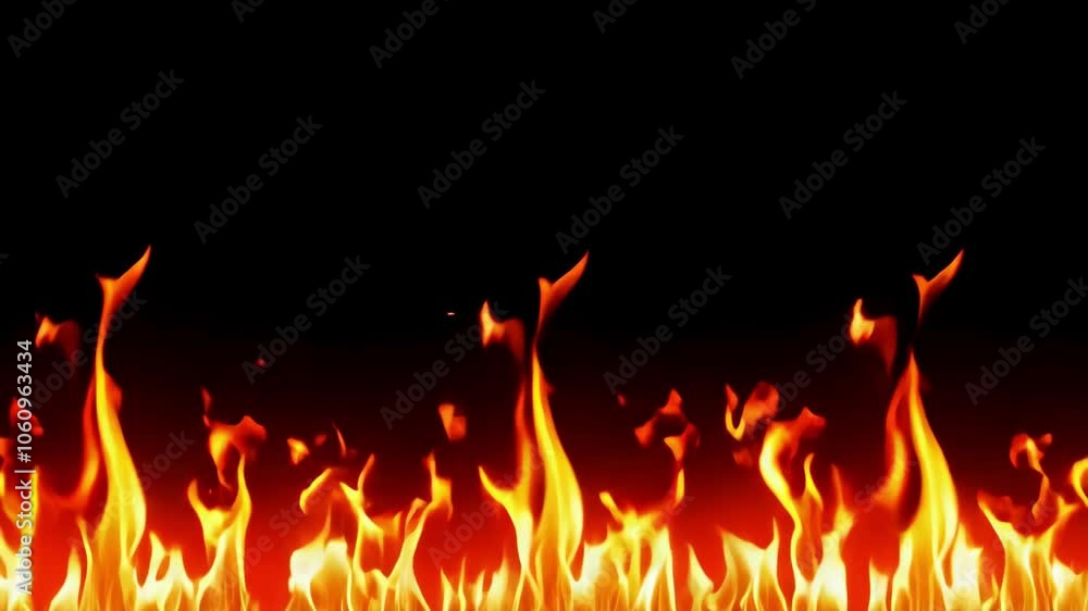 A black background with a red flame on the left side. The flame is surrounded by other flames, creating a sense of warmth and energy A black background with a red flame on the left side. The flame is surrounded by other flames, creating a sense of warmth and energy