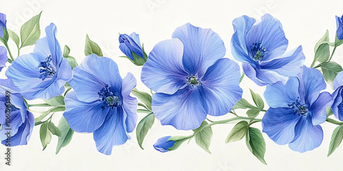 Flower isolated on white:  Beautiful purple flower on White Background, Blossom, Flower rose