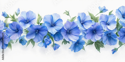 Flower isolated on white:  Beautiful purple flower on White Background, Blossom, Flower rose