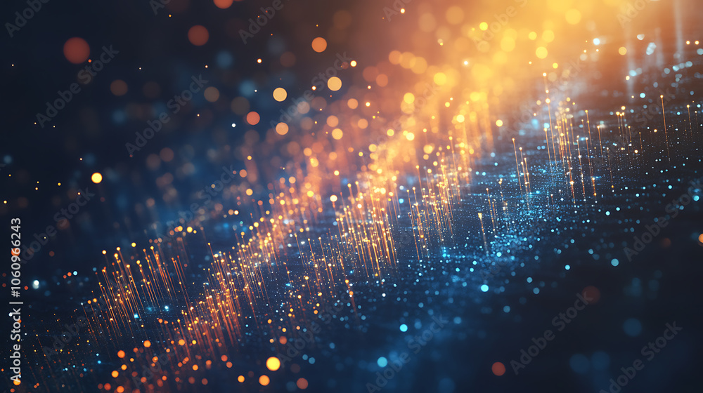 Obraz premium An abstract concept image illustrating business transformation, showcasing an upward trend for development and growth with ample copy space for additional text or graphics