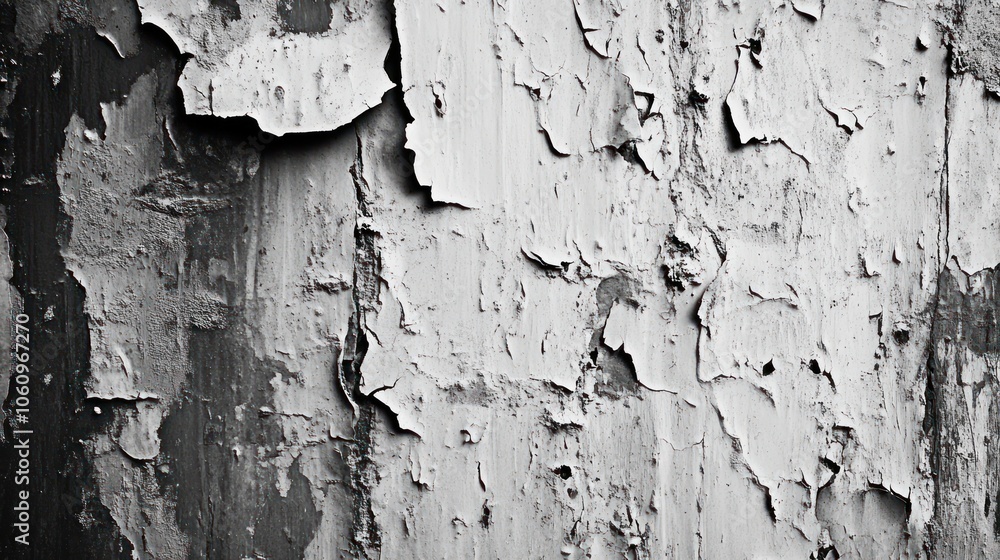 Obraz premium A close-up of peeling paint on a textured surface, showcasing decay and age.