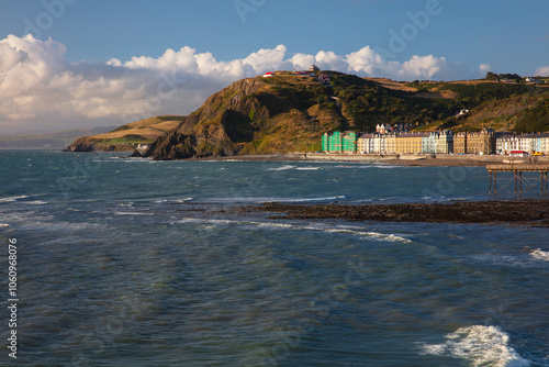 Bild auf Leinwand Aberystwyth, Ceredigion, Dyfed, West Wales, UK.