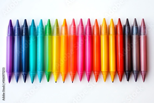 pencils isolated on white