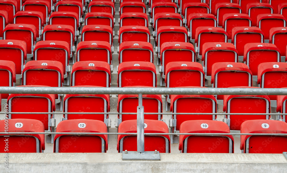 Naklejka premium Seat, Stadion, WM, EM