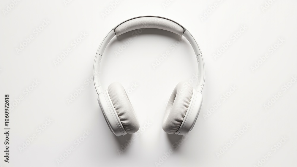 Minimalist headphones with a sleek design, emphasizing high-quality audio and simplicity. Everyday things for music and focus. Minimalist headphones with a sleek design, emphasizing high-quality audio and simplicity. Everyday things for music and focus.