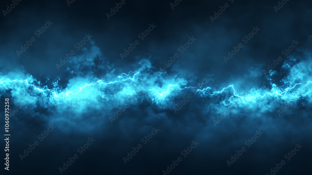 Realistic thunder light and blue smoke cloud bottom frame, Mysterious lightning glow border wide panoramic element, Fluffy magic spell mist glowing with bolt energy charge overlay turquoise design Realistic thunder light and blue smoke cloud bottom frame, Mysterious lightning glow border wide panoramic element, Fluffy magic spell mist glowing with bolt energy charge overlay turquoise design