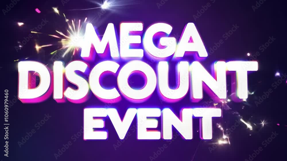 Mega Discount Event Graphic Mega Discount Event Graphic