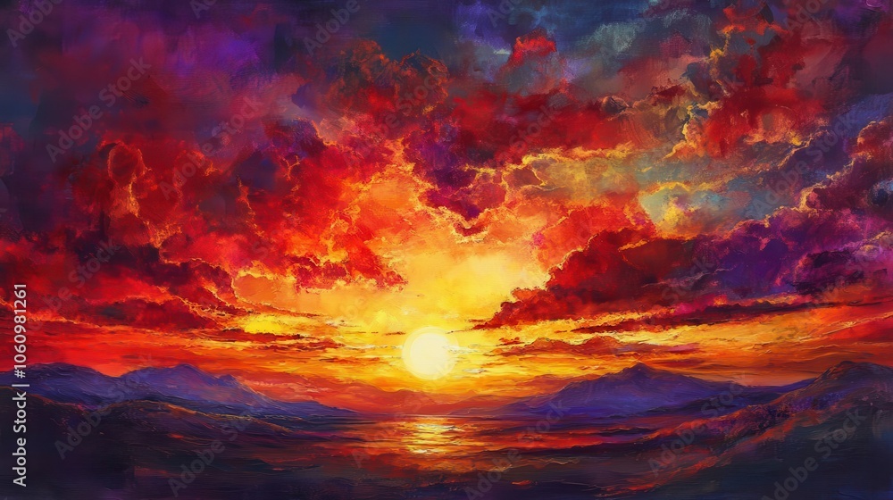 stunning phoenix sunset painted across a dramatic evening sky, blending fiery reds, oranges, and purples, symbolizing rebirth and resilience in a breathtaking natural landscape stunning phoenix sunset painted across a dramatic evening sky, blending fiery reds, oranges, and purples, symbolizing rebirth and resilience in a breathtaking natural landscape