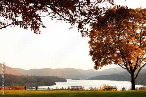 Upstate New York autumn scenery  photo