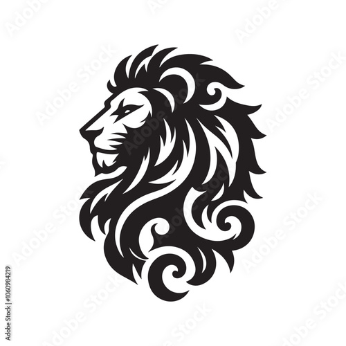 Gothic Lion Royalty Silhouette Vectors | Majestic Designs for Gothic Art