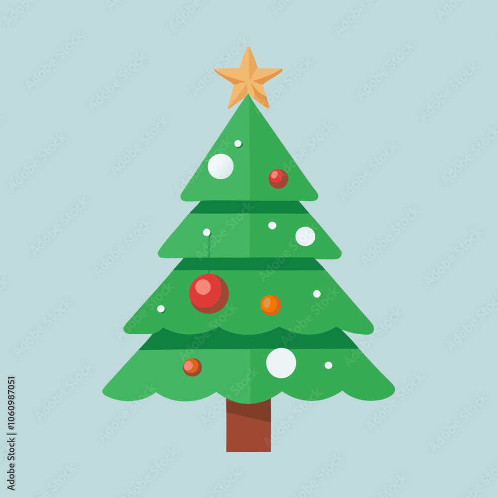 christmas tree illustration christmas tree illustration