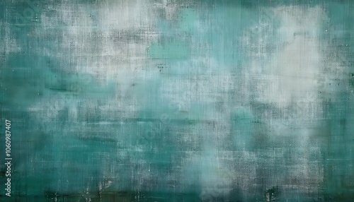 Ethereal Teal and Gray Textured Abstract Background for Creative Use. Dreamy Canvas Overlay with Soft Clouds and Hints of Depth, Perfect for Website Backgrounds, Social Media Posts, or Art Projects