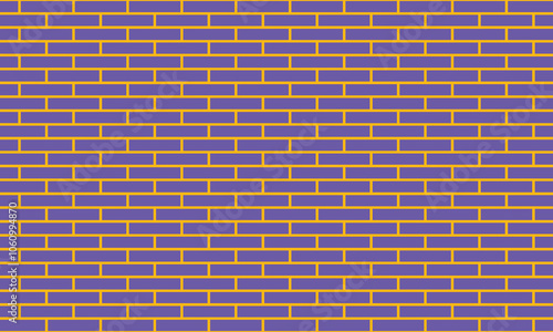 Background brick wall seamless pattern vector. color brick in white and black background