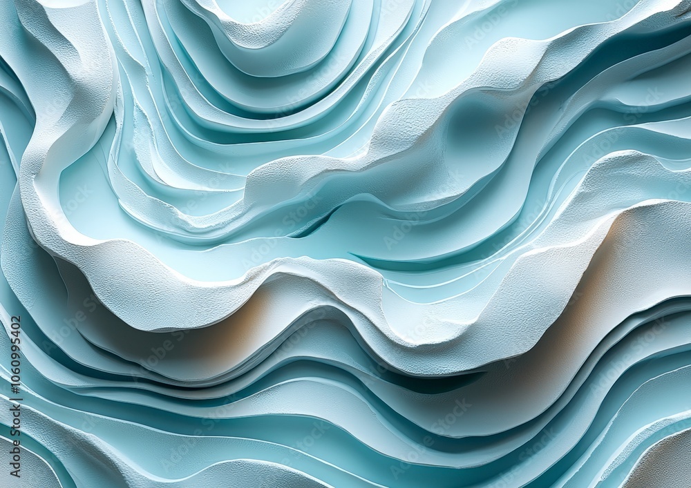 Abstract layered design in soft blue tones, resembling waves or a topographical map. Abstract layered design in soft blue tones, resembling waves or a topographical map.