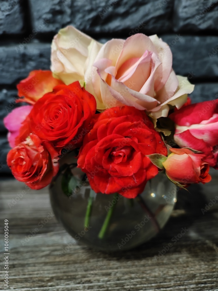 Fototapeta premium bouquet of roses