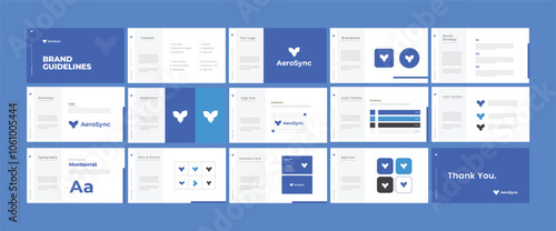 Professional Brand Guidelines Template, Brand Identity Presentation.