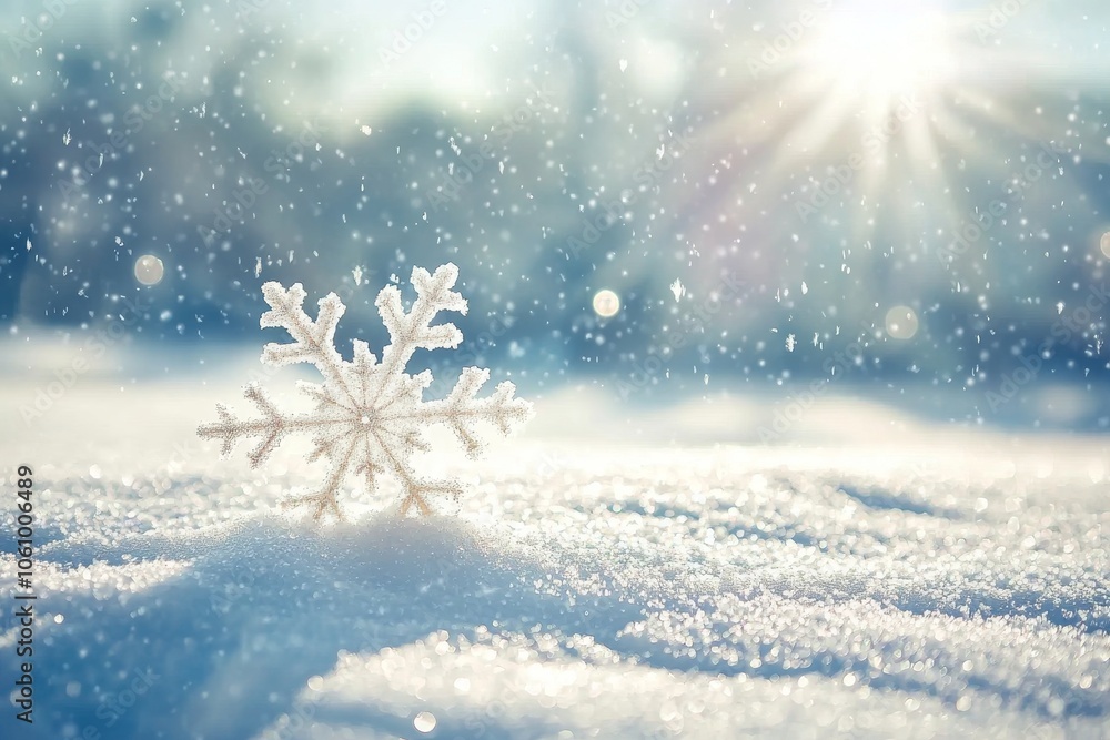 snowflake ice crystal during the winter snowflake ice crystal during the winter