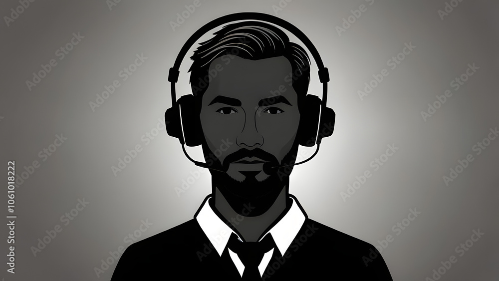 man with headphones man with headphones
