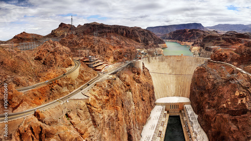 hoover dam panorama